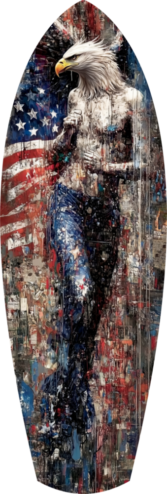 Eagle Glass Wall Art