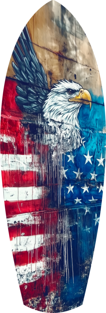 American Eagle Glass Wall Art