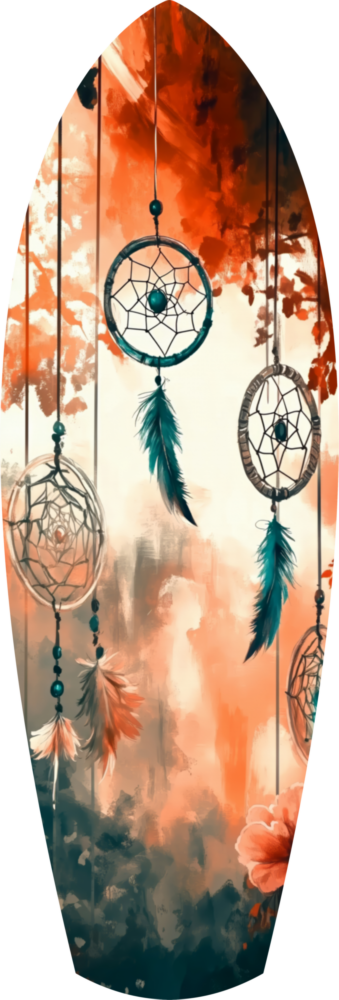 Dreamcatcher Glass Wall Art