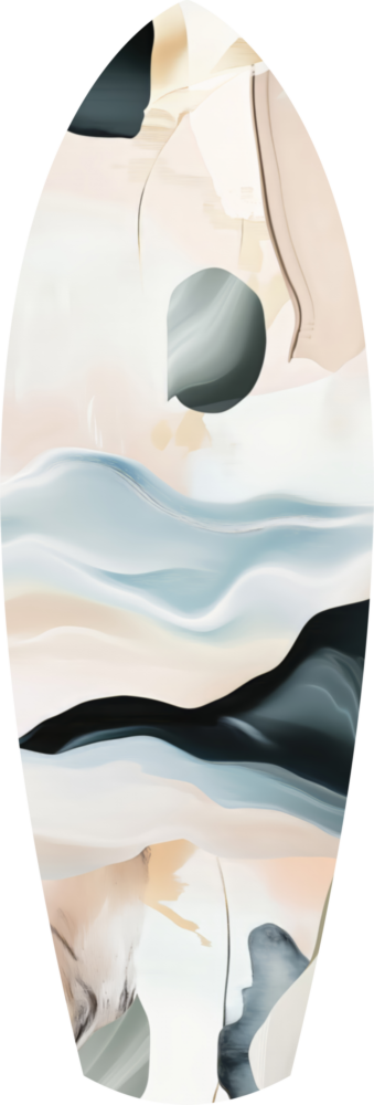 Abstract Sailing Glass Wall Art