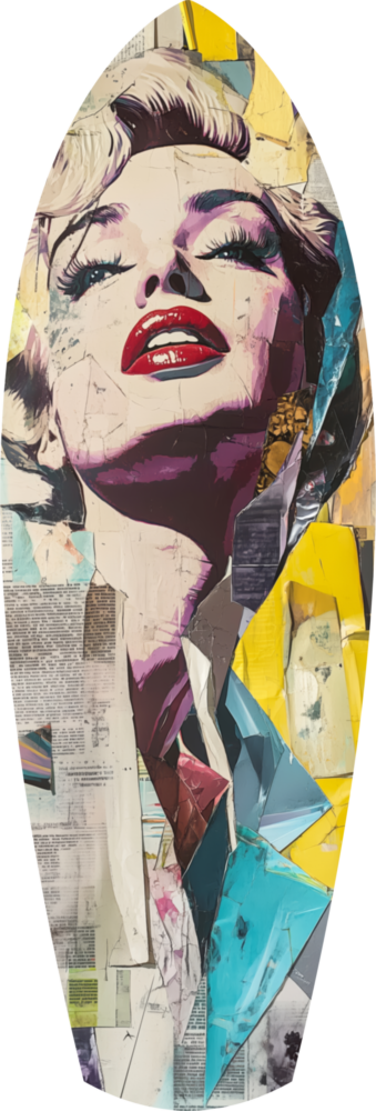 Marilyn Monroe Glass Wall Art