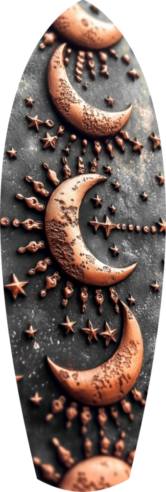 Lunar Order Glass Wall Art