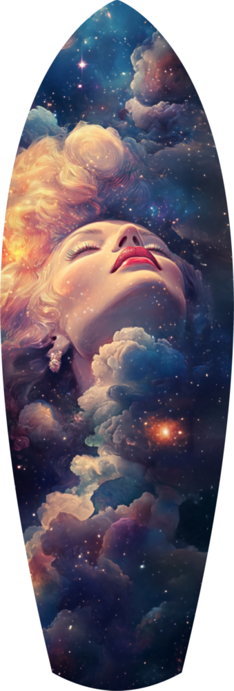 Celestial Dreamer Glass Wall Art