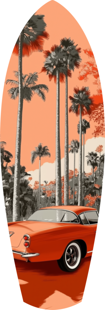 California Dreams Glass Wall Art