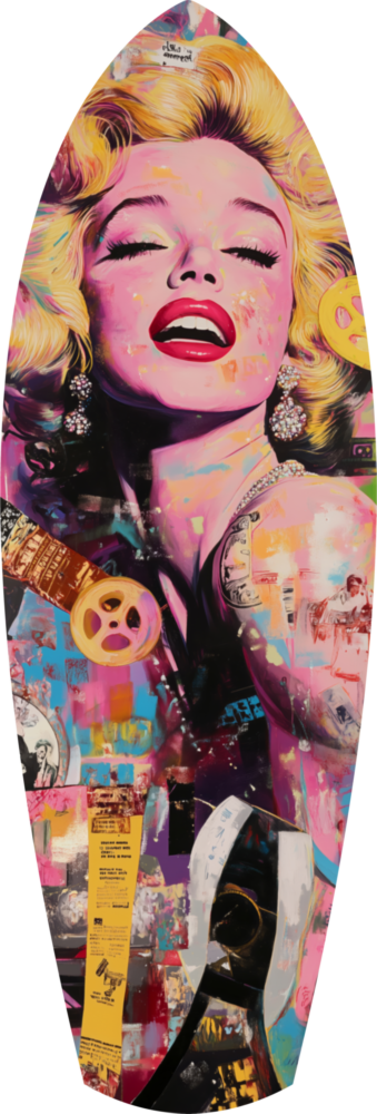 Marilyn Monroe V3 Glass Wall Art