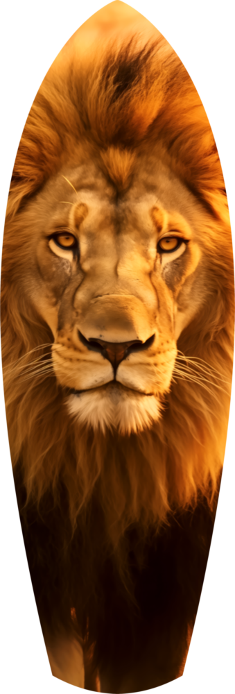 Mr Lion Glass Wall Art