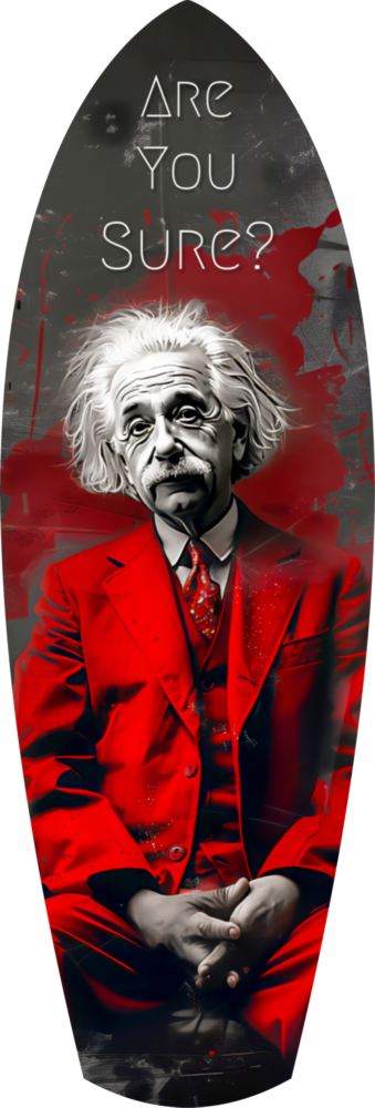 Are You Sure Glass Wall Art