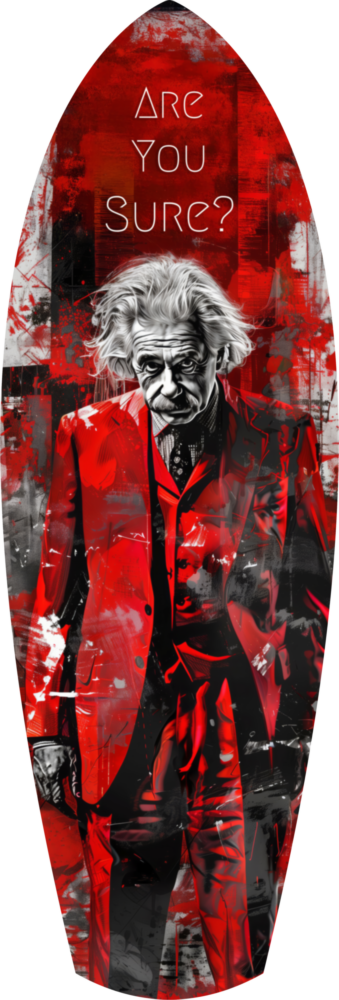 Are You Sure Glass Wall Art