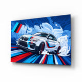 BMW M2 Dance of Speed Glass Wall Art || Designer Collection