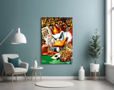 Scrooge King of Poker Glass Wall Art || Designer Collection