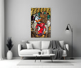 Unpretentious Luxury and Labor Glass Wall Art || Designer Collection