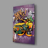 Daffy Luxury and Speed Glass Wall Art || Designer Collection