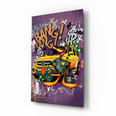 Daffy Luxury and Speed Glass Wall Art || Designer Collection