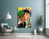 Tommy Shelby Money and Power Glass Wall Art || Designer Collection