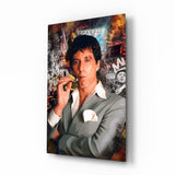 Scarface Tony Montana Glass Wall Art || Designer Collection