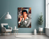 Scarface Tony Montana Glass Wall Art || Designer Collection