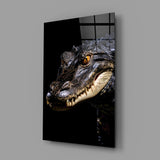 Eyes of the Swamp Glass Wall Art || Designer Collection