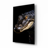 Eyes of the Swamp Glass Wall Art || Designer Collection