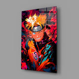 Naruto Portrait of Energy Glass Wall Art || Designer Collection