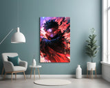 Obito: Rage of the Sharingan Glass Wall Art || Designer Collection