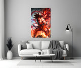 Goku Dragon Power Glass Wall Art || Designer Collection
