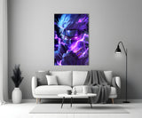 Lightning Kakashi Hatake Glass Wall Art || Designer Collection