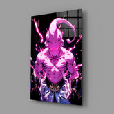 Pure Evil Kid Buu Glass Wall Art || Designer Collection