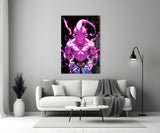 Pure Evil Kid Buu Glass Wall Art || Designer Collection