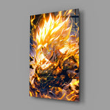 Super Saiyan Gohan Glass Wall Art || Designer Collection