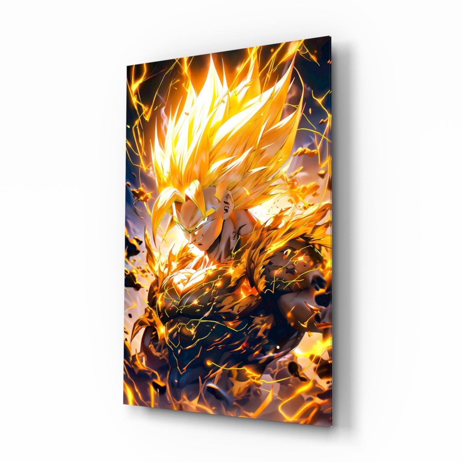 Super Saiyan Gohan Glass Wall Art || Designer Collection