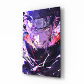 Amaterasu Itachi Glass Wall Art || Designer Collection