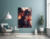 Itachi and Susanoo's Shadow Glass Wall Art || Designer Collection