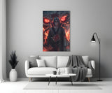 Akatsuki Itachi Glass Wall Art || Designer Collection