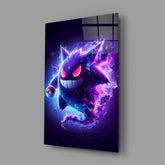 Evil Energy Glass Wall Art || Designer Collection