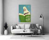 Seagull Science Glass Wall Art || Designer Collection