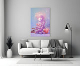 Grape Goddess Glass Wall Art || Designer Collection