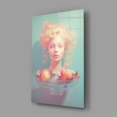 Apple Tranquility Glass Wall Art || Designer Collection