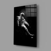 Loneliness in Space Glass Wall Art || Designer Collection