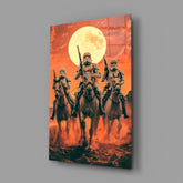 Cowboy Empire Glass Wall Art || Designer Collection