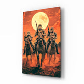 Cowboy Empire Glass Wall Art || Designer Collection