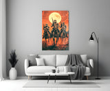 Cowboy Empire Glass Wall Art || Designer Collection