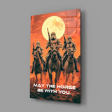 Cowboy Empire Glass Wall Art || Designer Collection