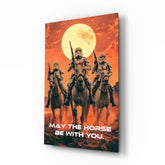 Cowboy Empire Glass Wall Art || Designer Collection