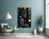 Foreign Faces Glass Wall Art || Designer Collection