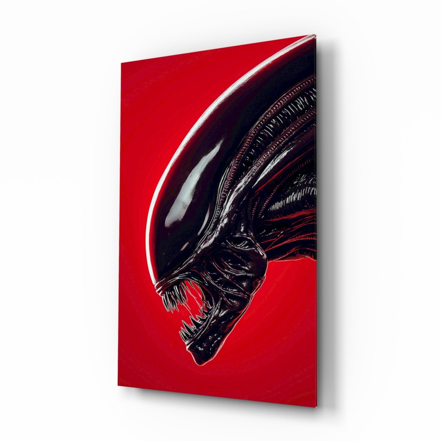 Alien: Red Menace Glass Wall Art || Designer Collection