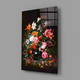 Classical Still Life Glass Wall Art || Designer Collection
