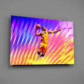 Kobe Bryant: Flight of Colors Glass Wall Art || Designer Collection