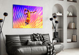 Kobe Bryant: Flight of Colors Glass Wall Art || Designer Collection