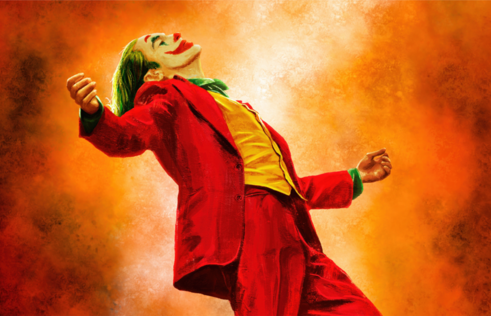 Joker Glass Wall Art