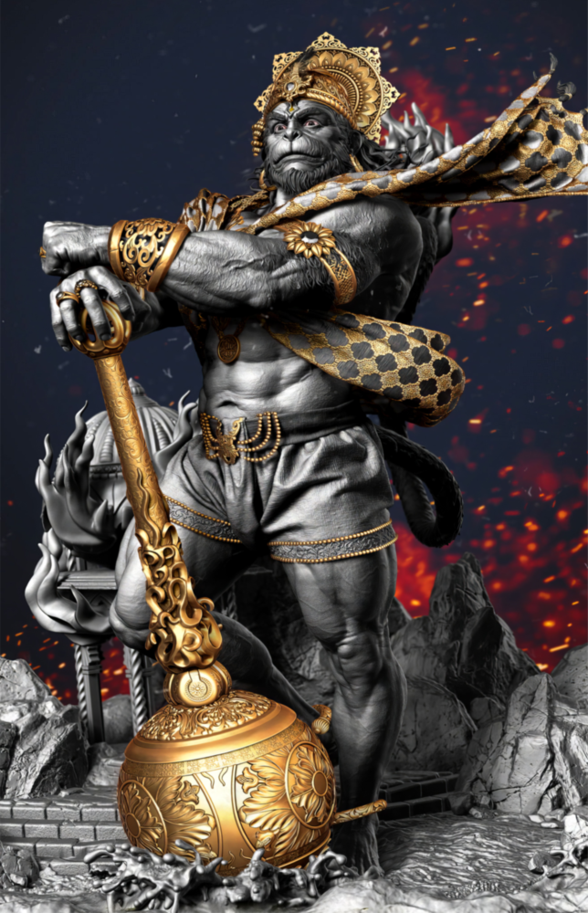 Ape King Glass Wall Art